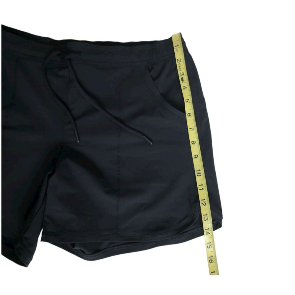 Lands' End Sport Athletic Workout Sports Running Shorts, Black Women's Size12 - Picture 10 of 10